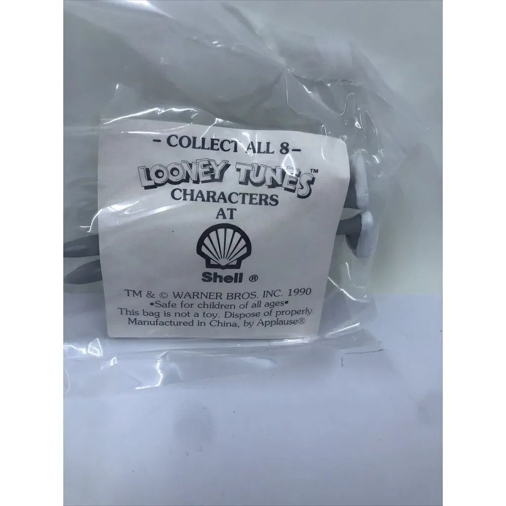Looney Tunes Characters At Shell Gas Premium Bugs Bunny Toy. Sealed. Vintage